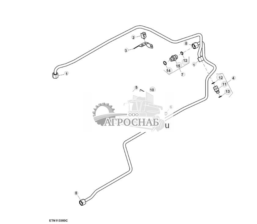 Блокировка дифференциала, масляные трубопроводы MFWD, CommandQuad™ - ST853741 1140.jpg